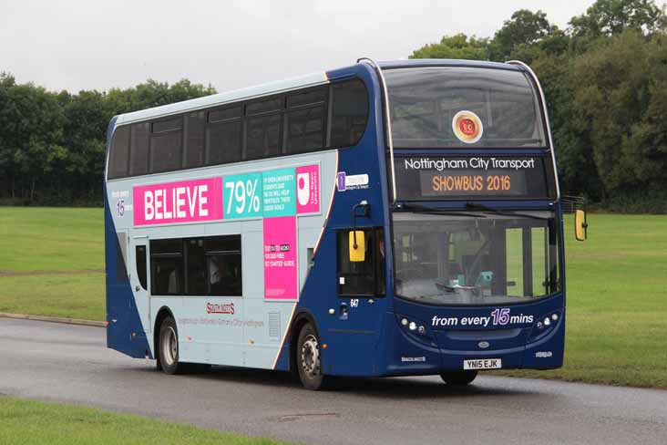 Nottingham Scania N230UD ADL Enviro400 647